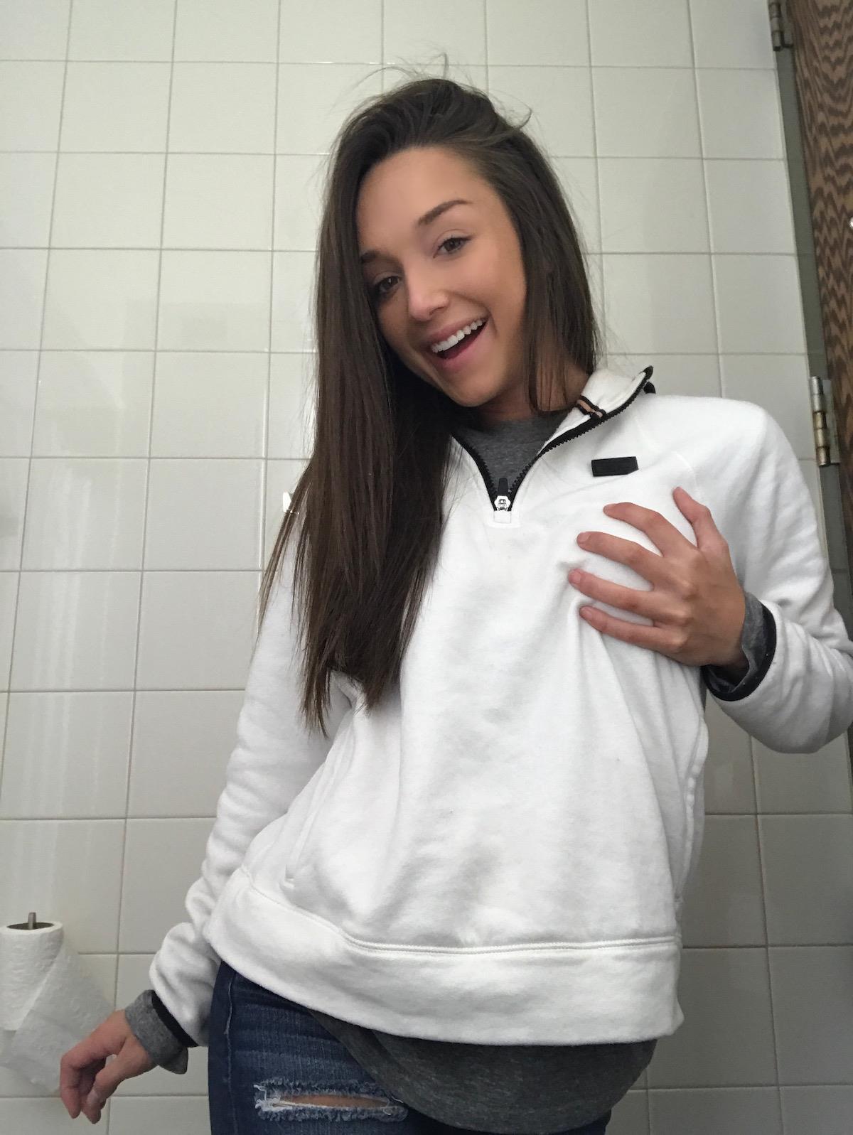 Brunette Mystery Babe Loves Showing Off — 37