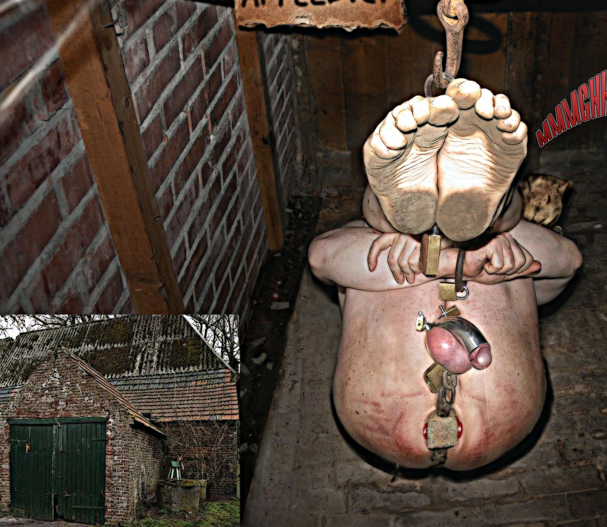Hard bondage for a real submissive male — 8