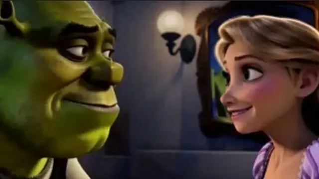 Shrek x Rapunzel XXX: Disney Princess First Time Blowjob